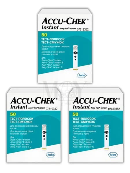 Accu-Chek Instant, тест-полоски, 150 шт.