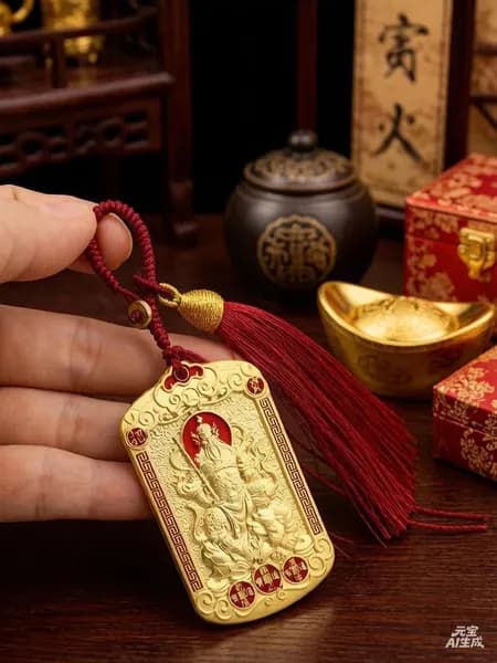 Коллекционный набор, стиль (Wealth Order + бордовые кисточки, связаны)