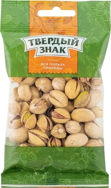 Орехи жареные соленые Твердый знак фисташки Орехпром м/у, 50 г