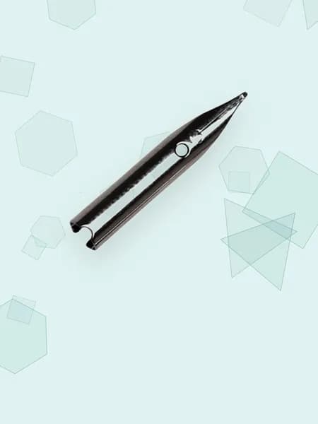 10 сменных перьев для перьевых ручек для каллиграфии, - Dark tip 0.5