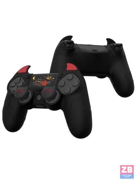 Чехол Cute Demon для геймпада PS4 Slim/Pro силиконовый антискользящий Kawaii чехол