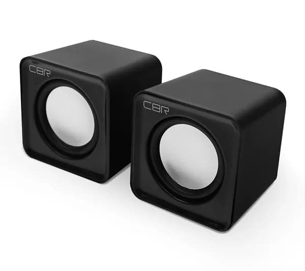 Колонки CBR CMS 90 черные (2.0, 2x1.5Вт, 20-20000Гц, USB 2.0)