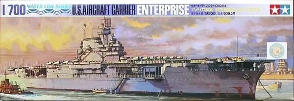 Tamiya 77514 1/700 Модель комплекта авианосец США USS Enterprise CV-6 Big E