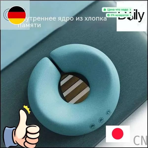 CN Подушка для косметической кровати, U-образная подушка для лица для массажного стола