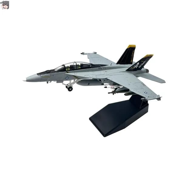 Масштабная модель истребителя F/A-18 F-18 Super Hornet F18 Pirate Flag в масштабе 1:100, готовая -украшение.