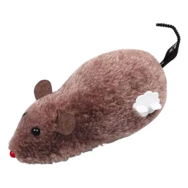 Игрушка для кошек мышь-имитация, автоматическая, с мехом