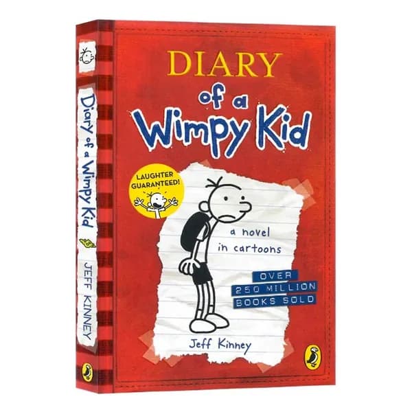 Комикс-дневник "Дневник слабака" (Diary of a Wimpy Kid): веселая история для подростков