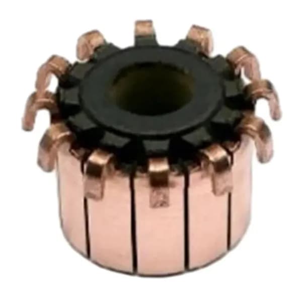 19,2 x 8 x 15,2 (16) мм, 12 зубцов, медный крючковый тип коллектора для электродвигателя