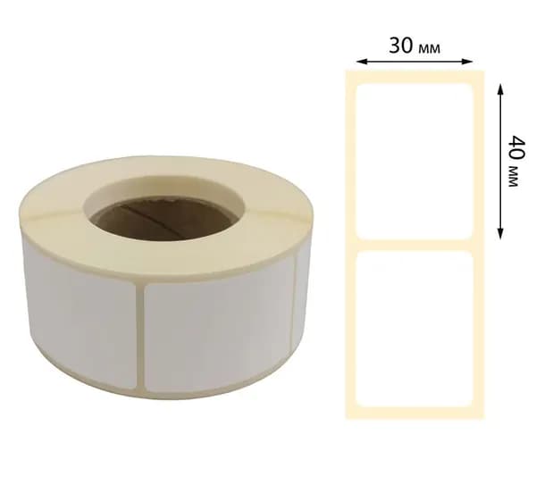 Этикетка для печати, для транспортировки 3 x 4 см, 1 шт.