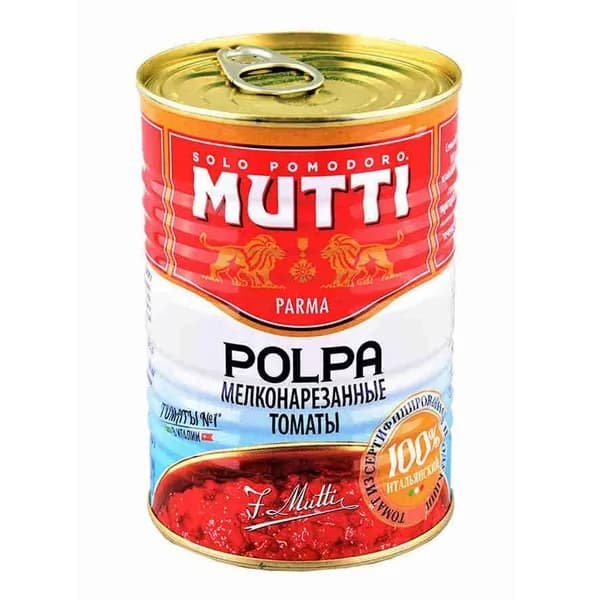 Томаты Mutti мелконарезанные в томатном соке 400 г