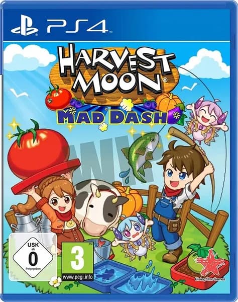 Игра Harvest Moon: Mad Dash (PlayStation 4, Английская версия)