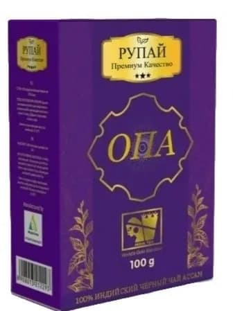 РУПАЙ Индийский черный чай OPA АССАМ 100гр