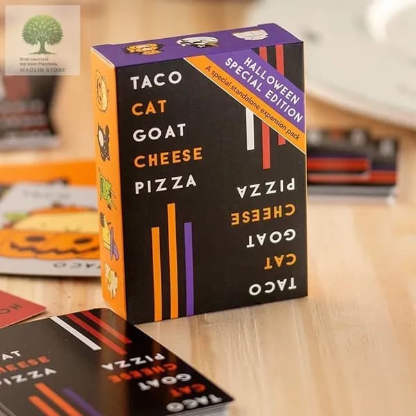 Taco Cat Goat Cheese Pizza Хэллоуин Пицца с козьим сыром Taco на английском языке