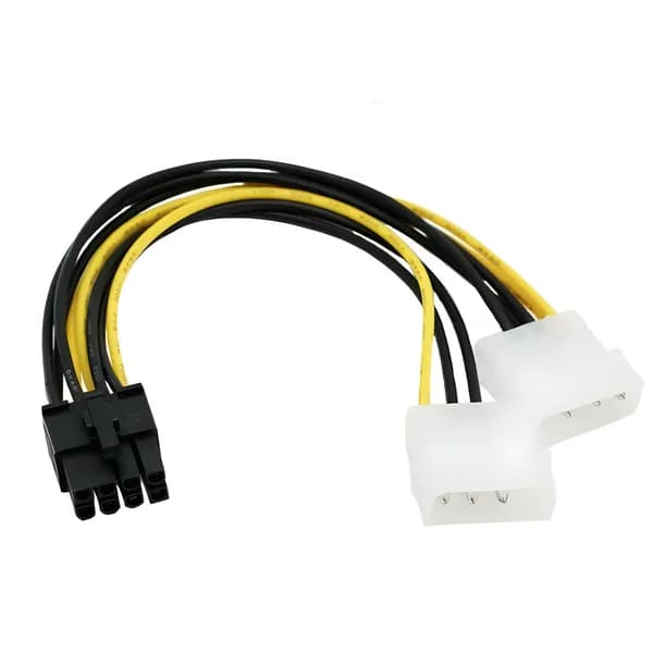 Кабель для блока питания 2 Molex/PCI-E 8pin