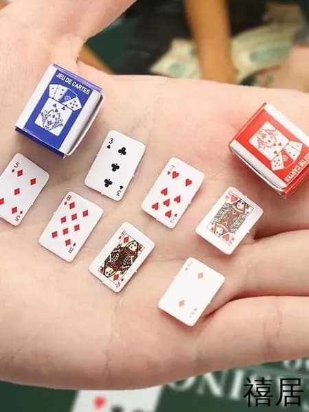 Мини-игральные Карты, 54 Карты В Колоде