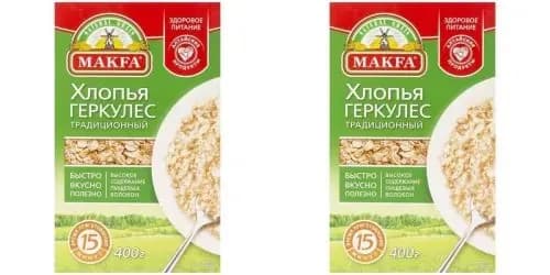 Makfa Геркулес Традиционный, 2упак. по 400г