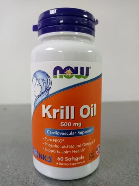 Now Foods Krill Oil, Масло Криля Арктического 500 мг - 60 желатиновых капсул