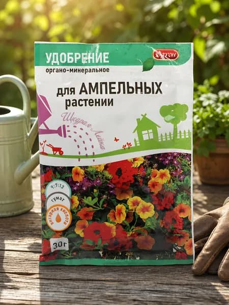 Удобрение Ортон Тукосмесь для ампельных культур, органоминеральное, гранулы, 30 г