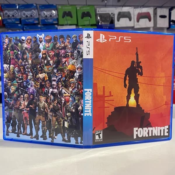 Игра "Fortnite" PS5 - Кастомная обложка для диска