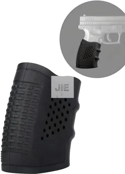 Тактическая накладка на рукоятку для Glock G19, G17, G18, M4, нескользящая, мягкая резина, черная 1 шт.