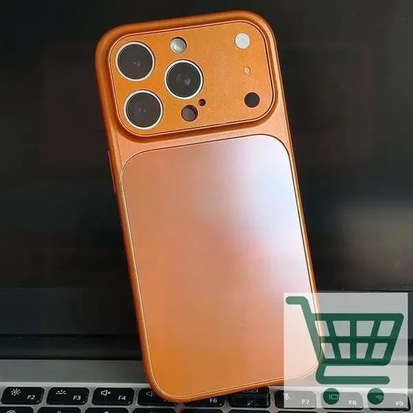 Муляж iPhone 17 PRO MAX,Чехол для iPhone 17 PRO MAX оранжевого цвета