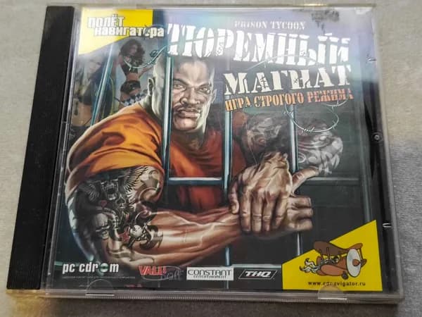Диск с винтажной игрой для слабого ПК Тюремный магнат: игра строгого режима