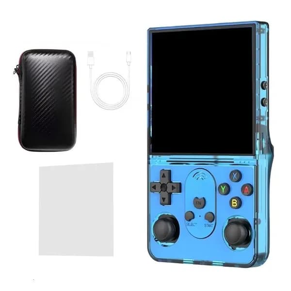 Портативная игровая консоль 4 дюйма, Синий - 128G