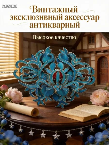 Винтажная антикварная брошь с финифтью клуазонне, этнический унисекс аксессуар в китайском стиле из Шэньчжэня