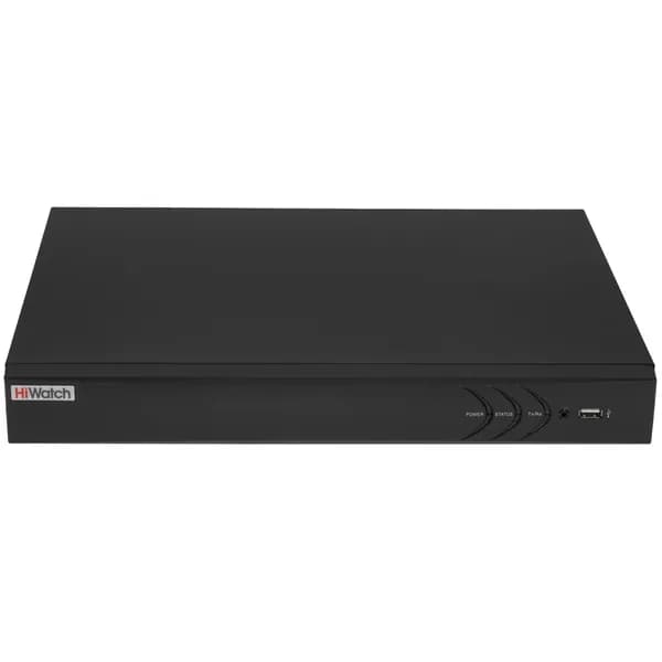 DS-H216UAF HiWatch Видеорегистратор HD-TVI/AHD/CVI/CVBS 16 каналов видео + 16 IP 8Мп + 1 аудио или 16-и каналов AoC