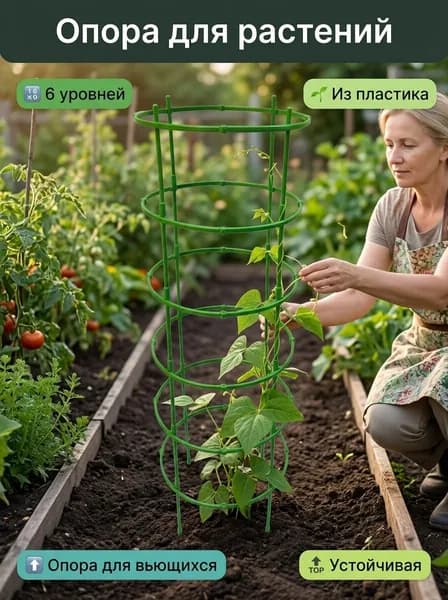 Лента для подвязки растений,2см,6шт