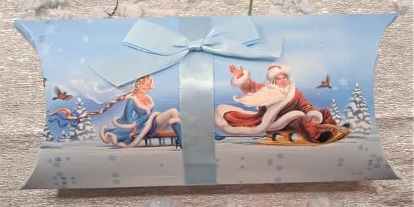Коробка подарочная "Новый год" 24,5х12,5см