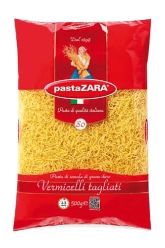 Pasta Zara Макаронные изделия №80 Вермишель, 500г