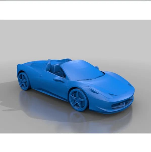Ferrari 458 Italia Spider. Масштабная модель 1:72.