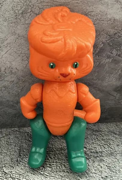 Винтажная коллекционная игрушка СССР - Кот - Кошка (пластик) - 20 см