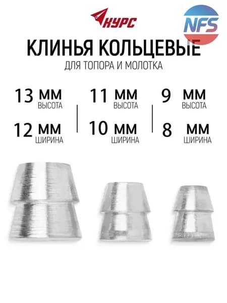 Клин для топора;(3 штуки);подходит для молотка, топора