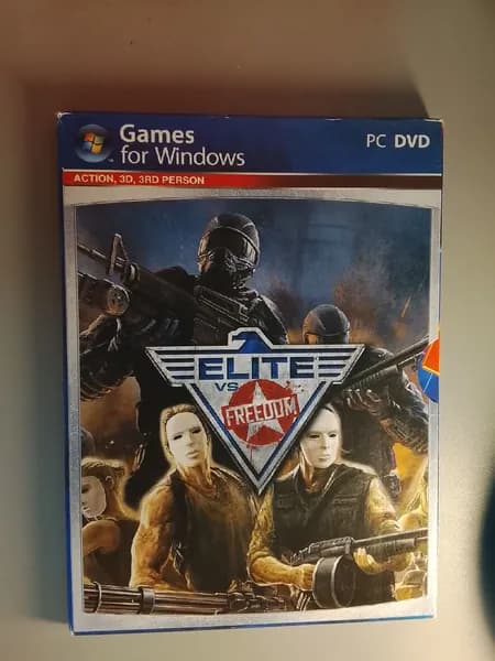 Диск с винтажной игрой для слабого ПК Elite vs freedom