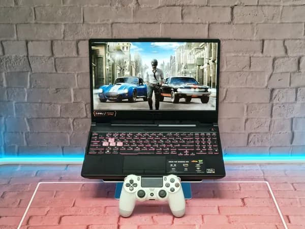 ASUS Игровой ноутбук 15.6", AMD Ryzen 5 7535HS, RAM 16 ГБ, SSD 510 ГБ, NVIDIA GeForce RTX 2050 (4 Гб), Windows Home, черный, Русская раскладка