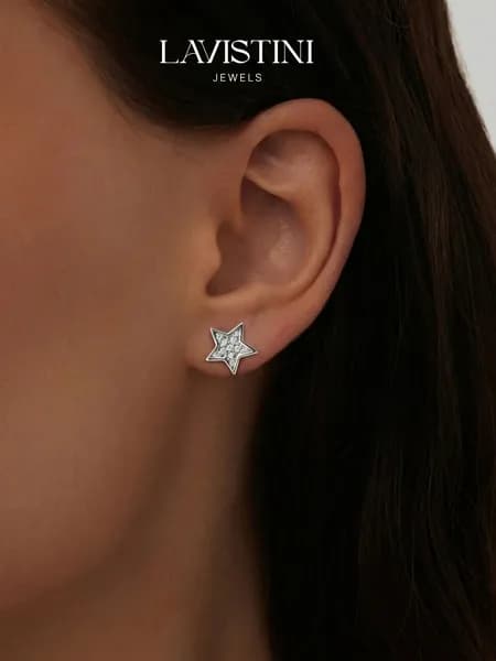 LAVISTINI Серьги пусеты серебро 925