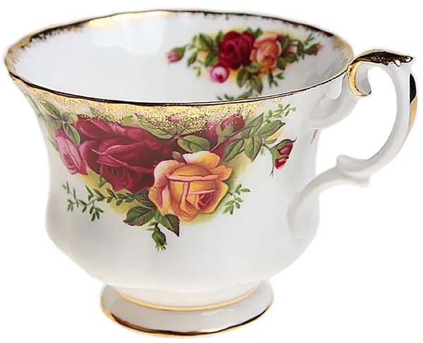 Чайная пара "Розы старой Англии&Фарфор, Royal Albert, Великобритания, вторая половина 20 века
