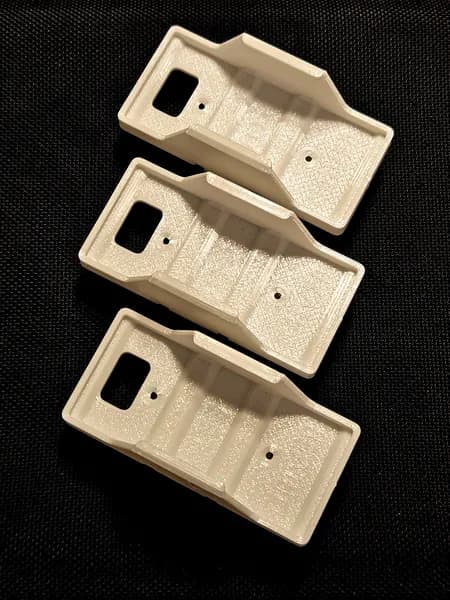Набор 3 шт., Крепление-держатель для Aqara LED strip driver, 3D печать, (белый)