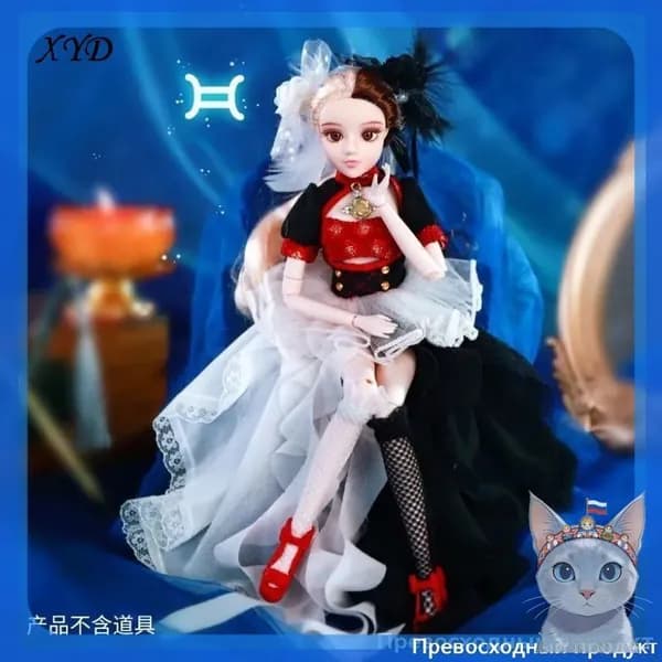 DBS toys,куклы для девочек,30cm серии Двенадцать Созвездий,игрушки для детей,кукла шарнирная,lol,лол