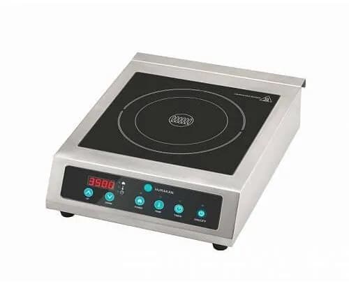 Плита профессиональная индукционная Hurakan HKN-T35F PRO, 1 конфорка, 10 уровней мощности, посуда 12-26 см., таймер 180 минут, 0.5-3.5 кВт 220В