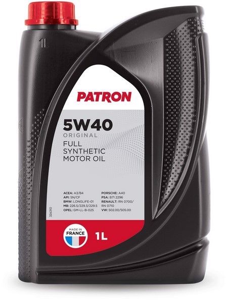 PATRON 5W-40 Масло моторное, Синтетическое, 1 л