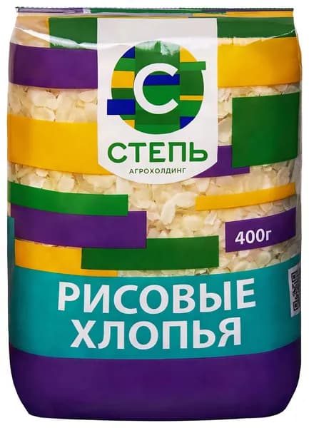 Хлопья рисовые Степь, 400 г