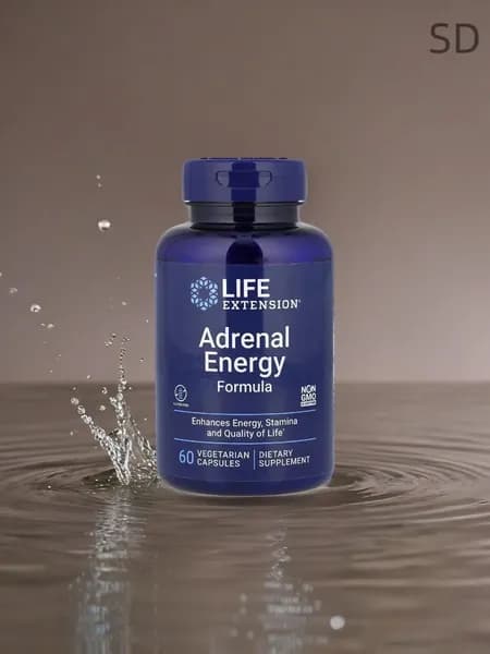 LIFE EXTENSION Adrenal Energy Formula Адреналиновая энергетическая формула 60 капсул