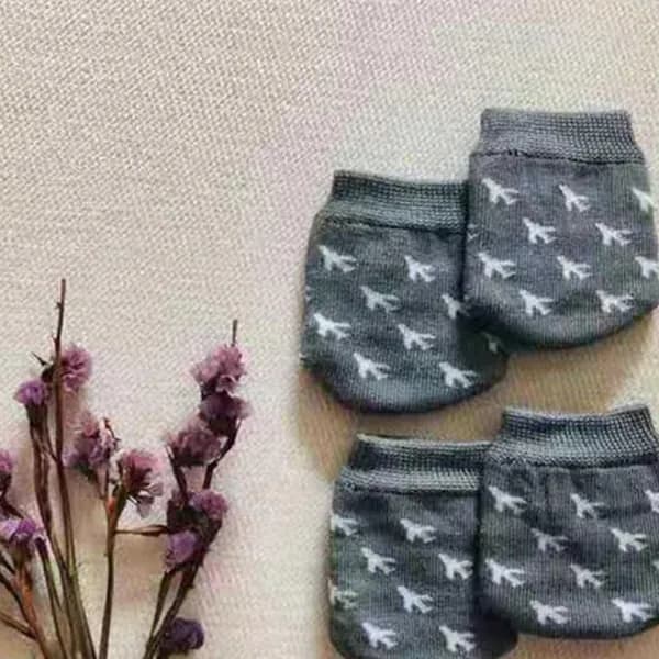Серые чехлы для колес, в наборе 8 шт, для защиты ножек стульев и чемоданов