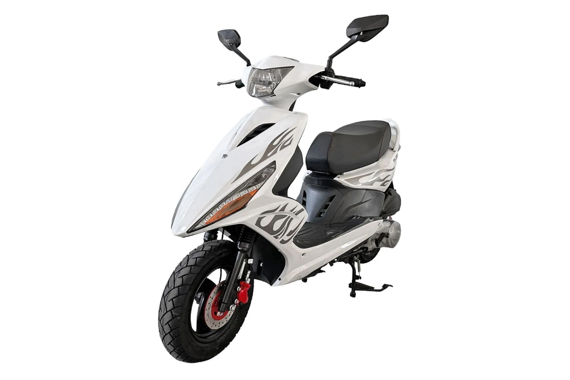 Скутер Corsa 49сс белый (10,8л.с., колеса 10", тормоза: диск.перед/бараб зад.)