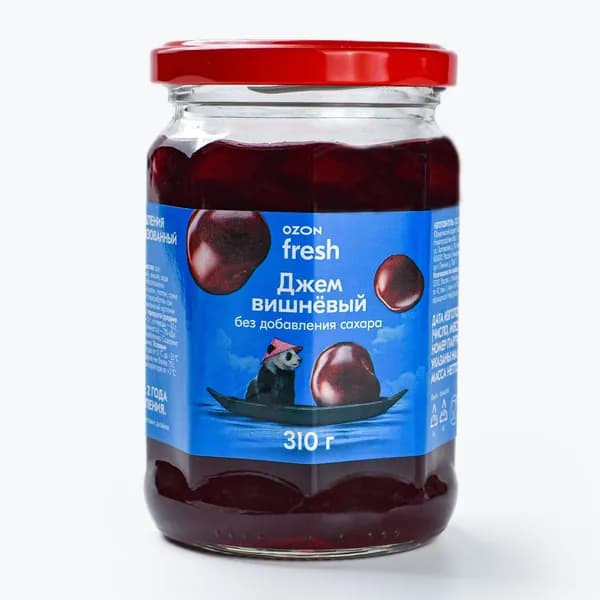 Джем Вишня без сахара 310 г, Ozon fresh