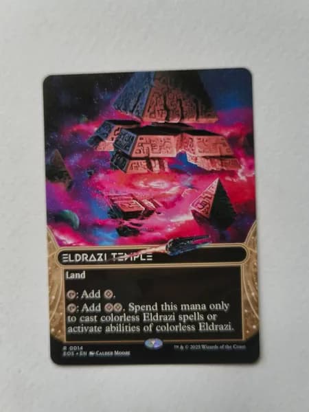 Портативные карты MTG Настройка и прокси Высокое качество без фольги Храм Эльдрази 14