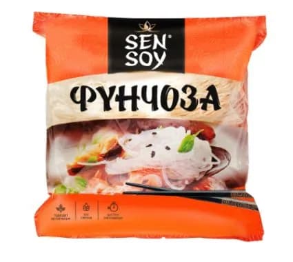 Вермишель фунчоза Sen Soy Premium стеклянная, 100 г * 4 шт.